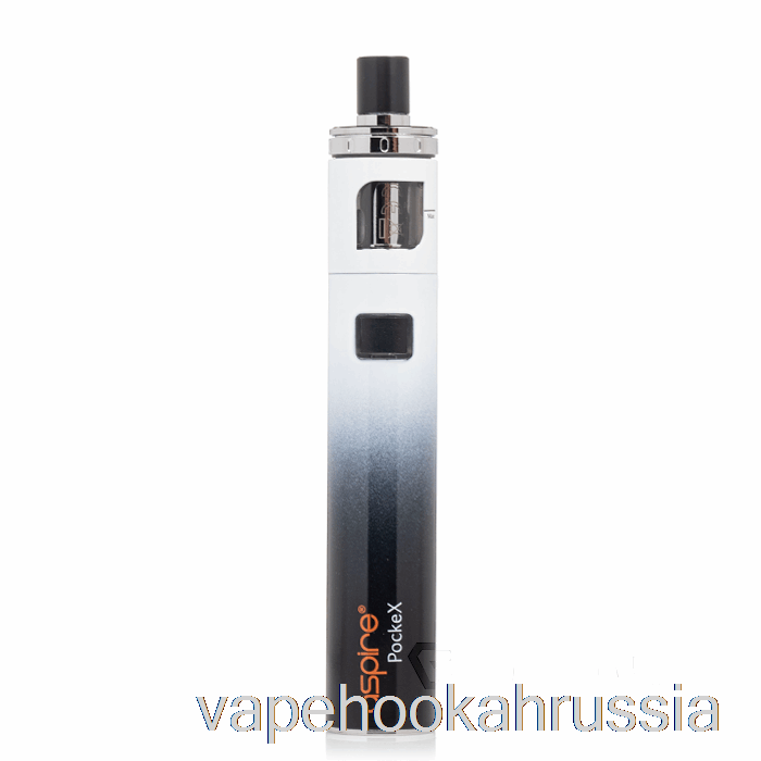 Стартовый комплект Vape Juice Aspire Pockex Aio [Anni] Черно-белый градиент